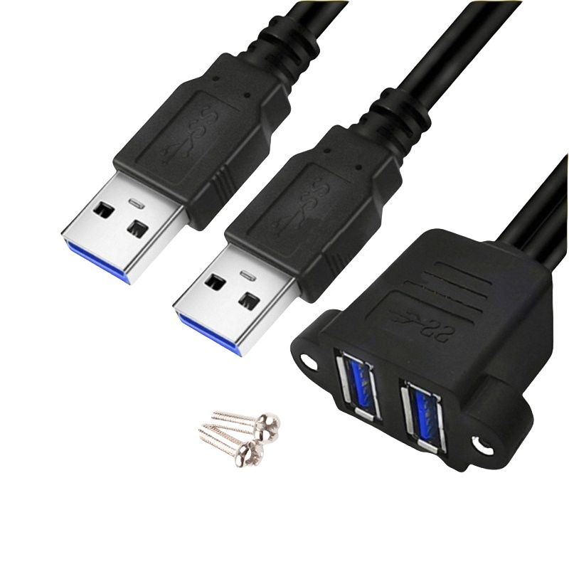 USB 3.0 Extension Cable with Screw Holes