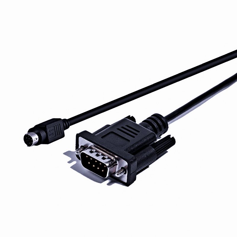 Mini DIN 8-pin to DB9 Male-to-Female RS232 Serial Port Cable