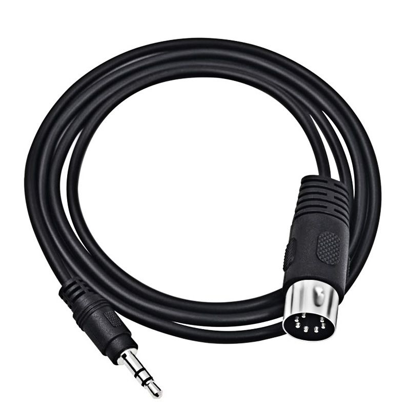 S-Video to TRS 3.5mm Power DIN 7-pin Audio-Video Cable