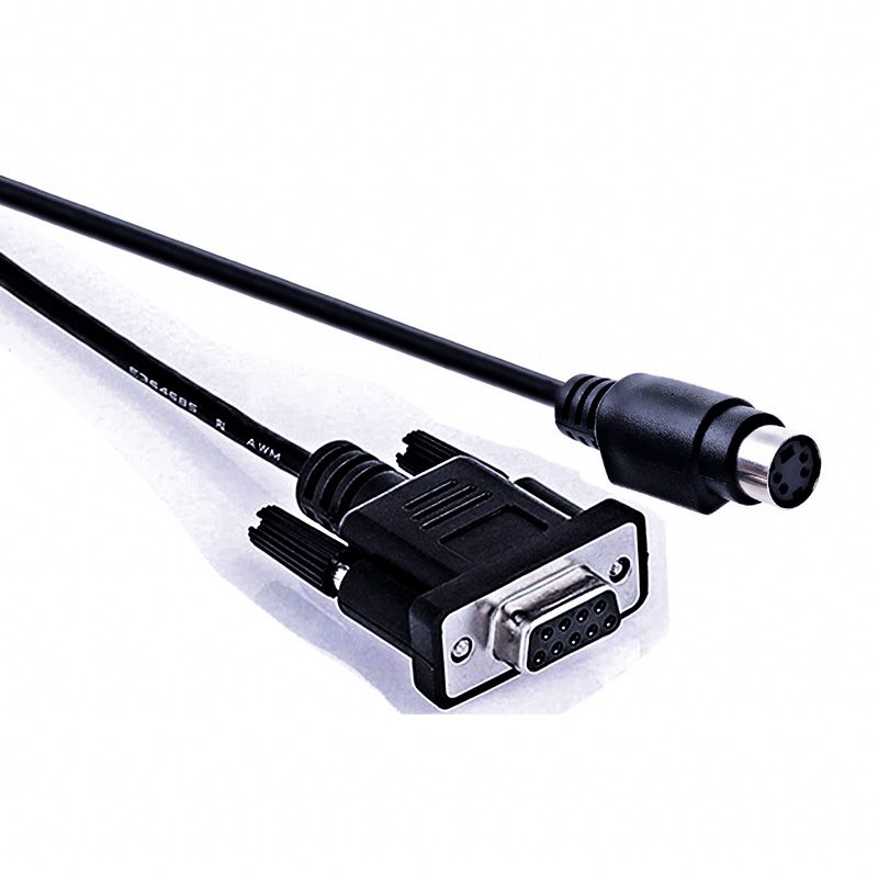 Mini DIN 4-pin to DB9 Male-to-Female RS232 Serial Port Cable