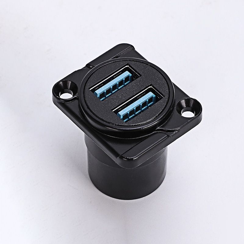 D-type USB2.0/3.0 Cabinet 86-Panel Socket Module