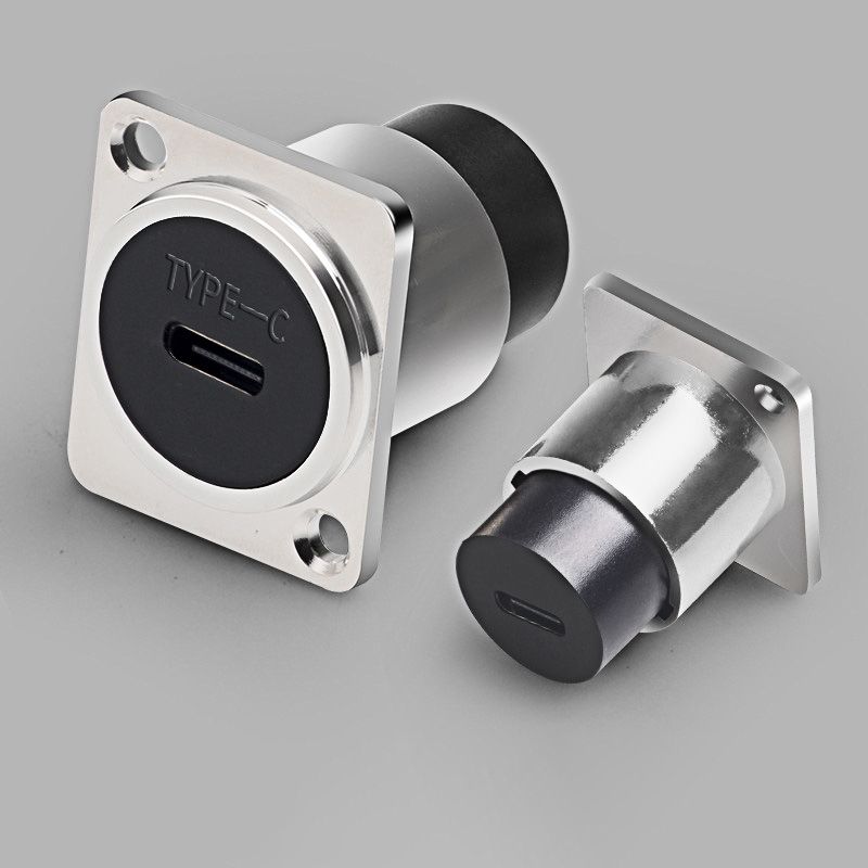 TYPE-C 3.1 D-type Through-panel 24-pin Fast Charging Data Transmission Socket Module