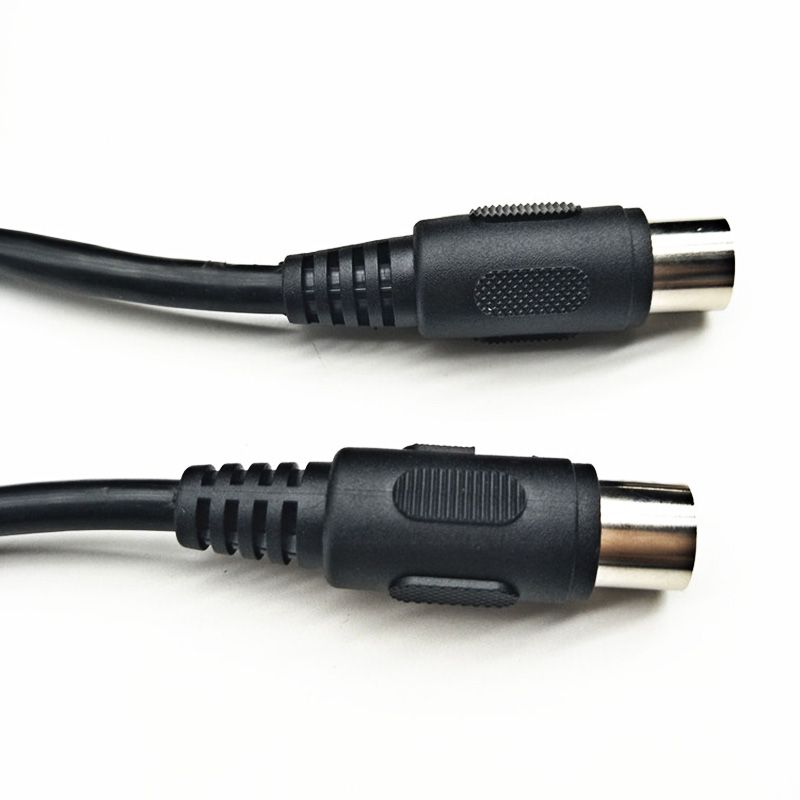 MIDI DIN7P Male-to-Male Straight Head Electronic Keyboard Pedal Cable 