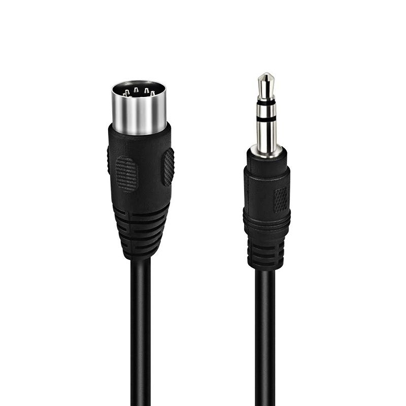 S-Video to TRS 3.5mm Power DIN 7-pin Audio-Video Cable