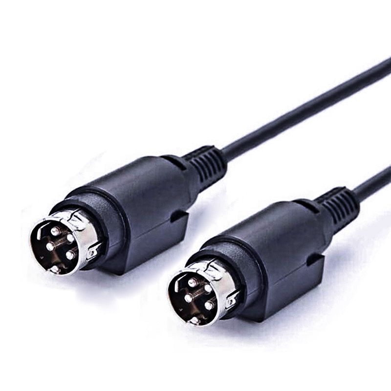 Power DIN 4-pin High Current Male-to-Female Industrial Extension Cable