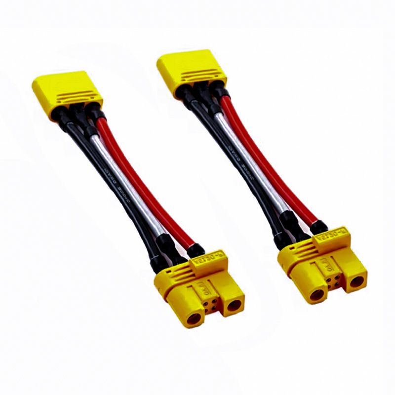 Male-female Silicone Connection Cable for Battery Power Supply 