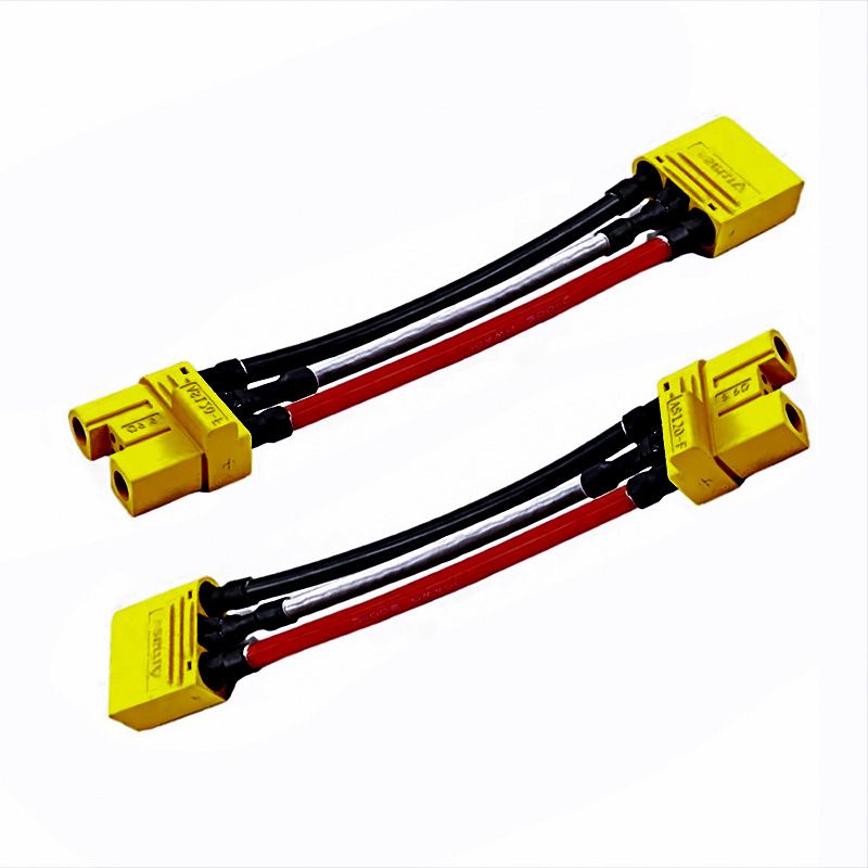 Male-female Silicone Connection Cable for Battery Power Supply 