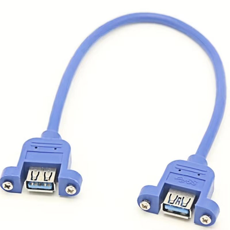 USB 3.0 Spiral Locking Fast Charging Data Extension Cable
