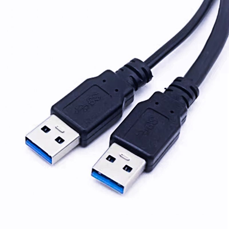 Copper USB 3.0 Dual Port Y-Splitter Fast Charge Data Extension Cable