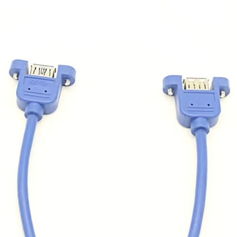 USB 3.0 Spiral Locking Fast Charging Data Extension Cable