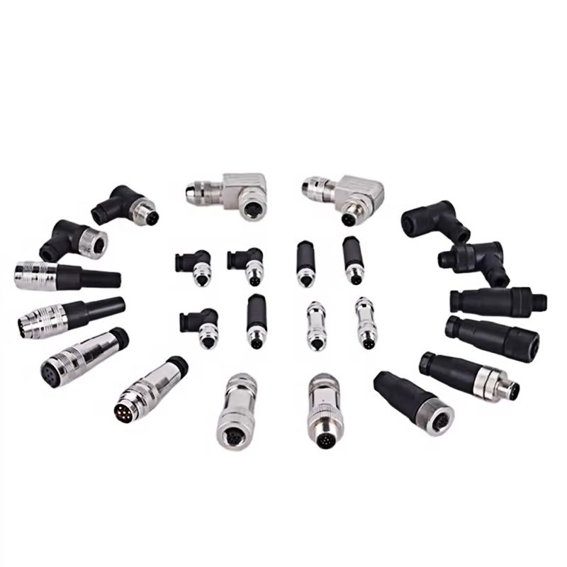 Customized Cable-2, 3, 4, 5, 6, 8-pin A, B, D-code M8 Outdoor Connectors with Aviation Cable