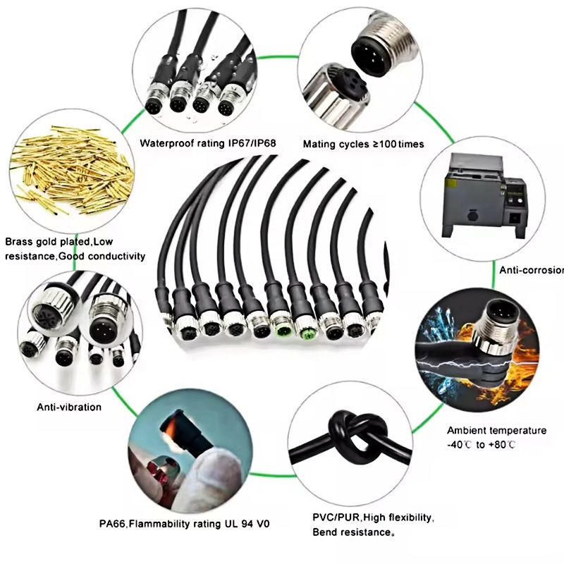IP67/68 Waterproof Aviation Multi-specification Circular Connector
