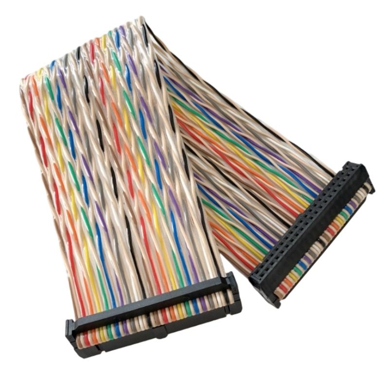 1700/40 Color Ribbon Cable, 40P Flat 2.54 IDC Color Ribbon Cable, 2651 Ribbon Cable Electronic Wire Harness 