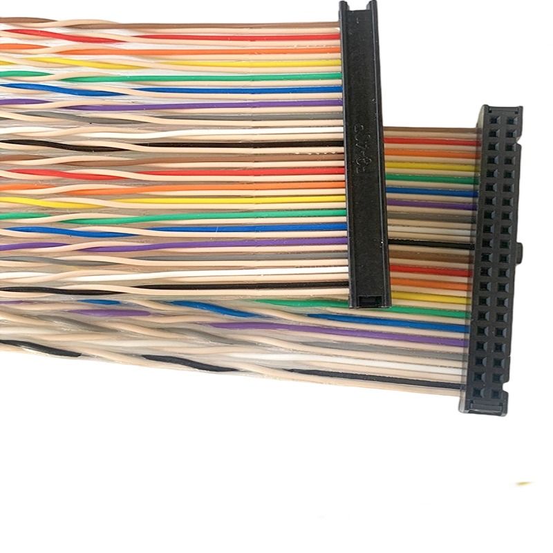 1700/40 Color Ribbon Cable, 40P Flat 2.54 IDC Color Ribbon Cable, 2651 Ribbon Cable Electronic Wire Harness 