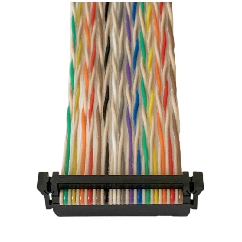 1700/30 Twisted Color Ribbon Cable Series, 2.54-spacing IDC Ribbon Cable, 30P, Data Transmission Anti-shielding Wire Harness 