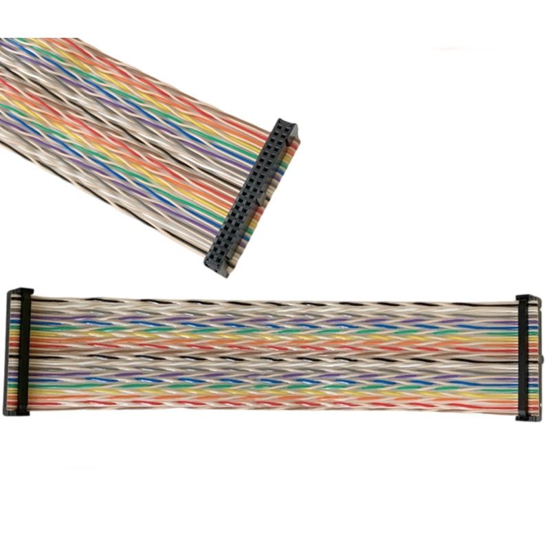 1700/40 Color Ribbon Cable, 40P Flat 2.54 IDC Color Ribbon Cable, 2651 Ribbon Cable Electronic Wire Harness 