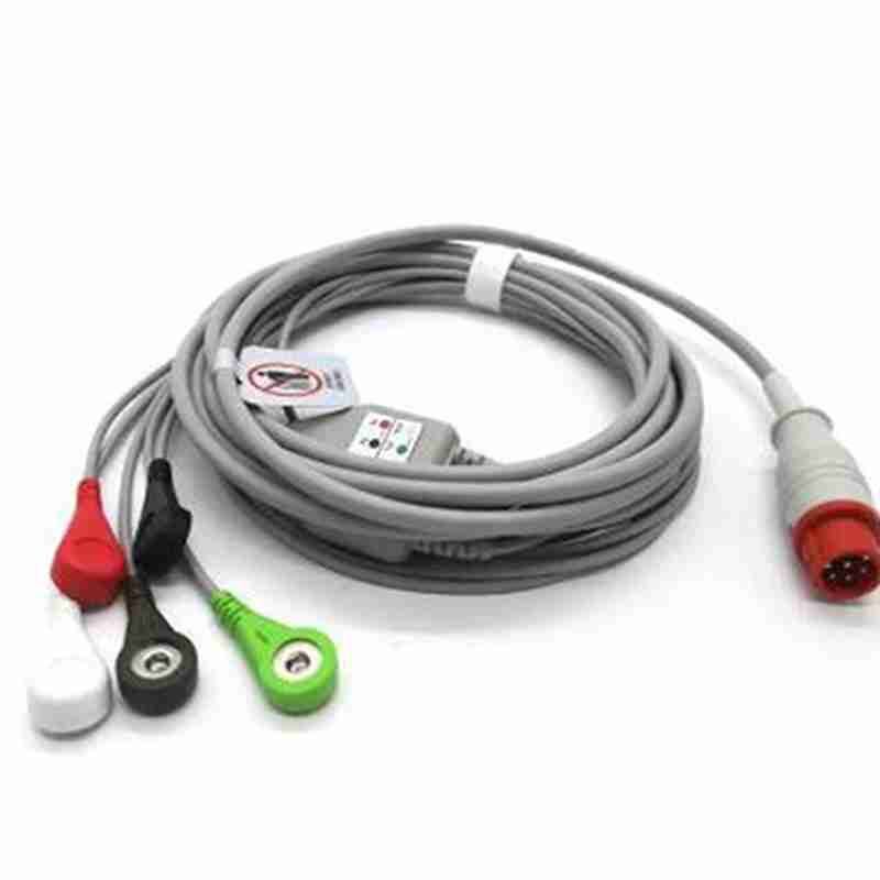 Bionet Korea ECG Lead Cable, ECG Cable, Accessory for BM3VET Monitor