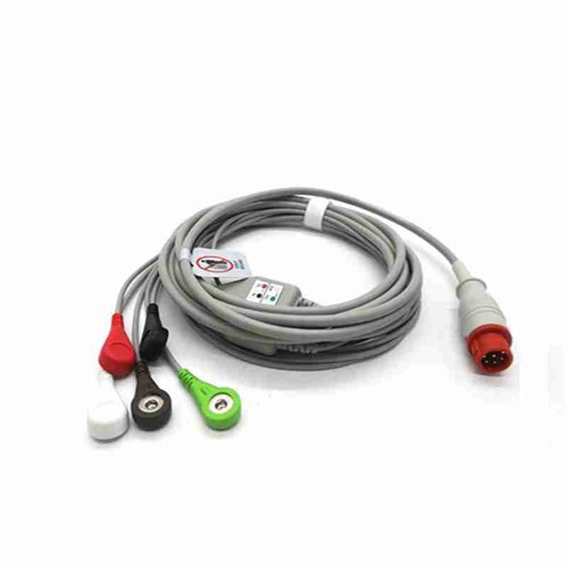 Bionet Korea ECG Lead Cable, ECG Cable, Accessory for BM3VET Monitor