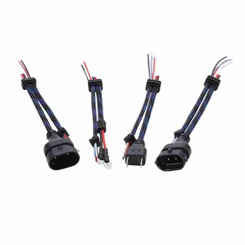 LED Automotive Headlight Connectors, Connection Wire Harnesses with Terminal Tails and Plug-in Drive Power Supply Cables