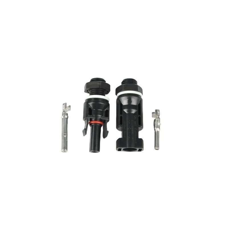AMPHENOL MC4 Plug, Male/Female Photovoltaic Connectors for Solar Panels and Solar Inverters