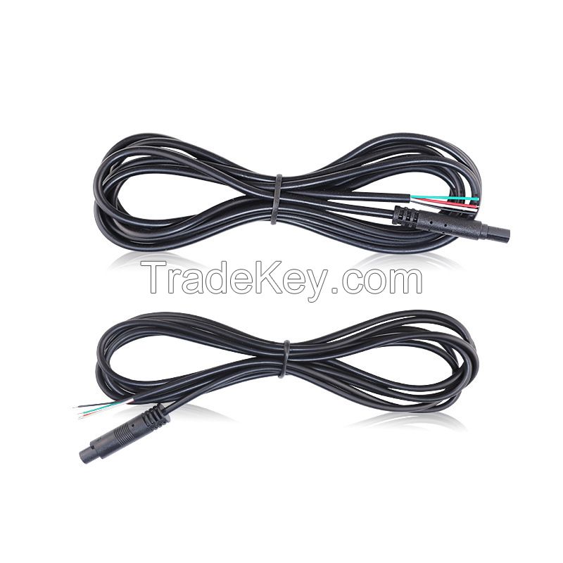  Reverse Camera Cable, Applicable to BMW 4-core Cable, 4P BMW Male and Female Connector Cable, Automobile Recorder and Ambient Light Cable