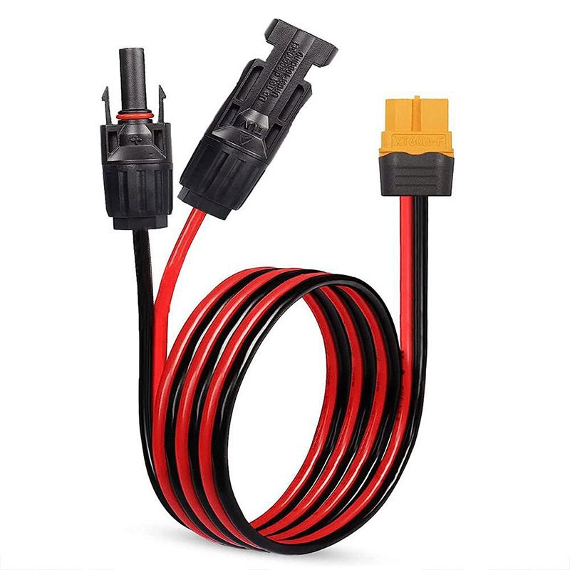 XT60 Connection Cable to MC4 Energy Storage Connector, Solar Panel Battery Adapter Cable, Solar Photovoltaic Cable