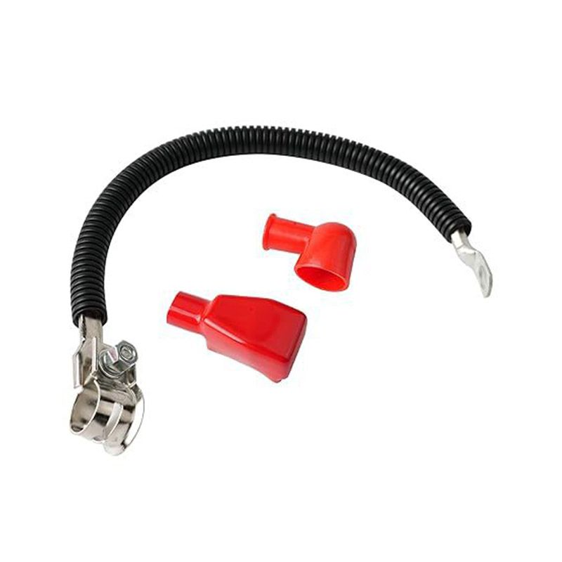 Solenoid Valve Replacement Battery Cable, Truck Battery Series Cable, Battery Parallel Modification Cable with Ground Wire Copper Tail