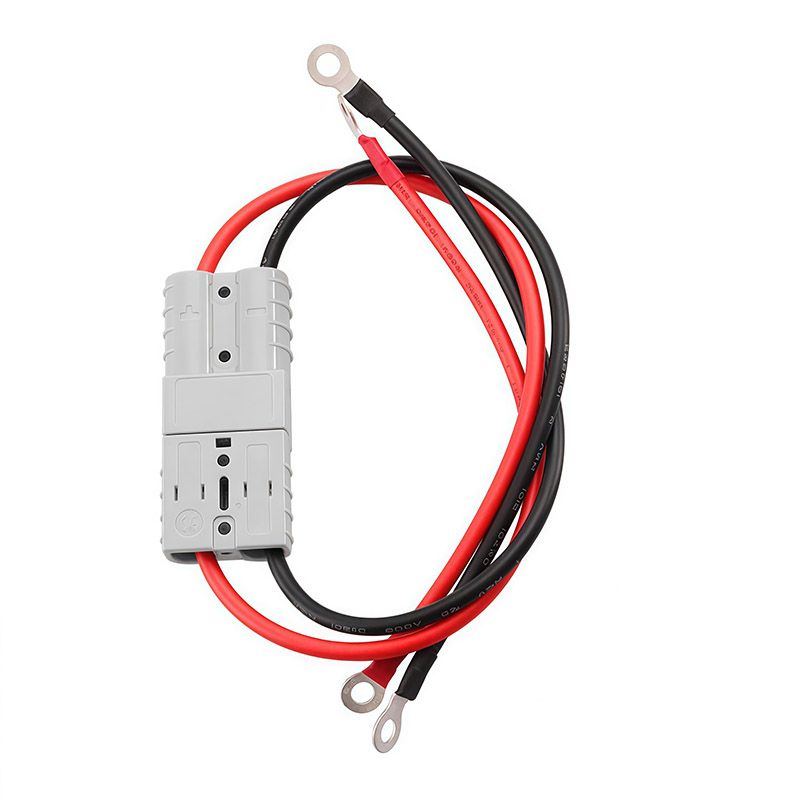 Battery Electric Forklift Cable 10AWG 35A 0.6FT Quick-Connect Cable, Male-Female Extension Cable with Copper Lugs