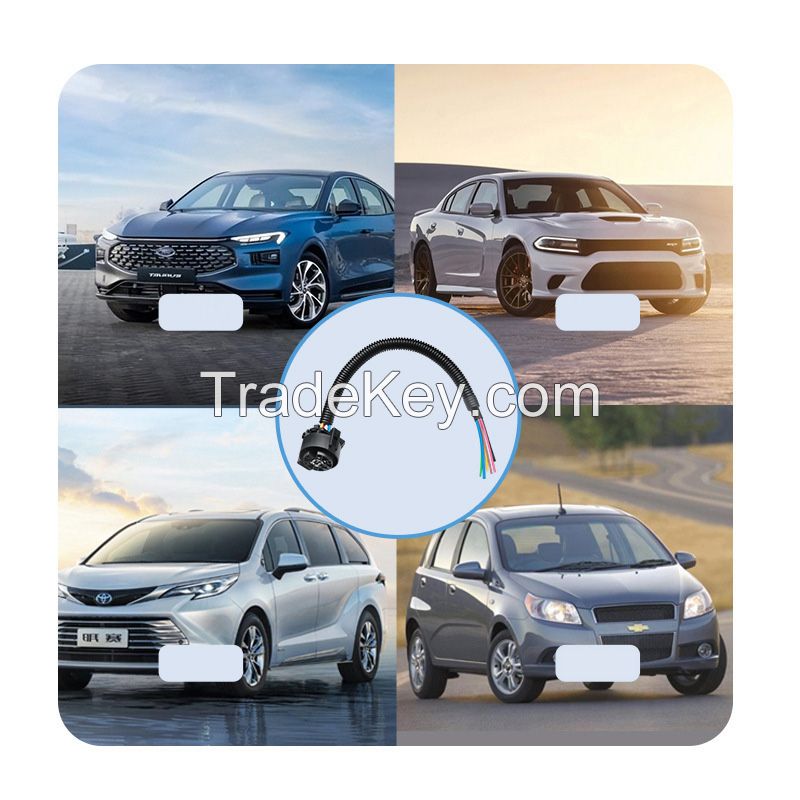 7-core Trailer Plug Wire, Special for Automobiles, 7-pin Trailer Female Connector Wire Harness, Connection Box Power Cord with a Length of 16 Inches