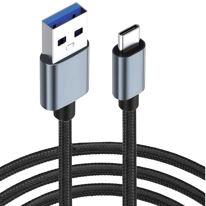 USB 3.0 Version Data and Charging Cable for Computers, Laptops and Mobile Phones, with 5GB Transmission Speed, 5V 2A, Type-C 