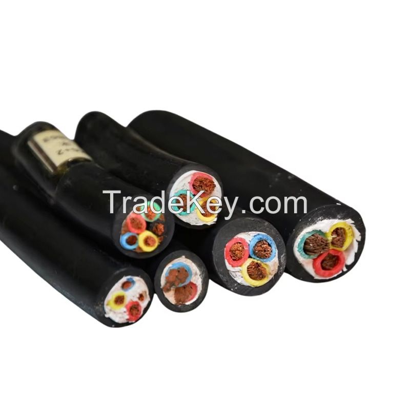 RVV Multi-Core 0.75mm-20mm H03VV-F 300/300V Copper Strand Conductor PVC Insulated House Wiring