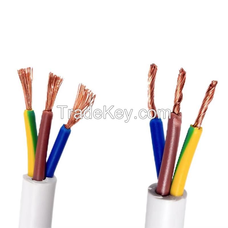 3 Cores H07V-K Cable 4mm Copper Stranded PVC Insulated Electrical Wires and Cabling for House Wiring