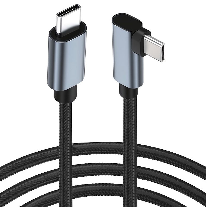USB 3.0 Type-C Male-to-Male Data and Charging Connection Cable with 5GB Transmission Speed, 5V 2A, 60W, Aluminum Shell and Mesh Covering 