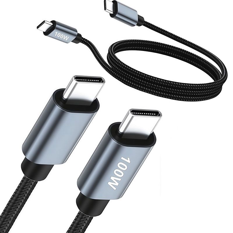 PD100W Fast Charging 20V 3A Data Cable, Dual TYPE-C with E-marker, Suitable for Huawei Mobile Phones and Laptops, 480