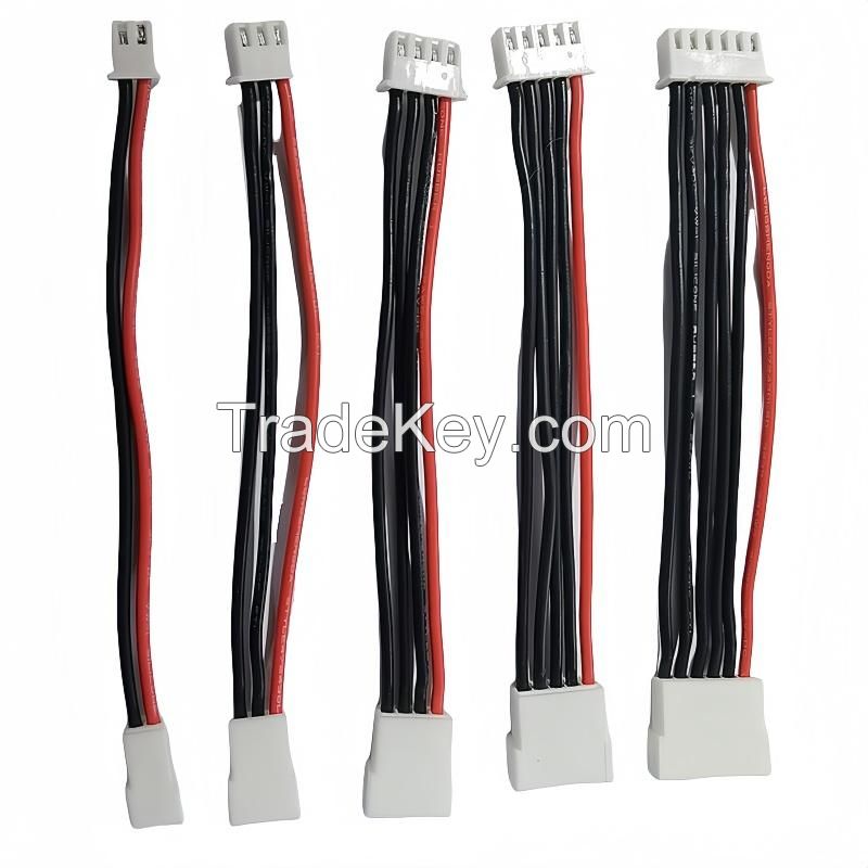 Battery wire for radio-controlled model drones, XH male and female terminal wire, balance charger extension wire, No. 22 silicone wire for 1S/2S/3S