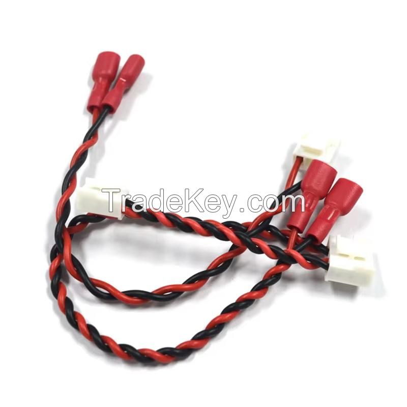 1007 18AWG Power Switch Terminal Wire Button Switch Cable 250 Cold-pressed Battery Terminal Wire Harness