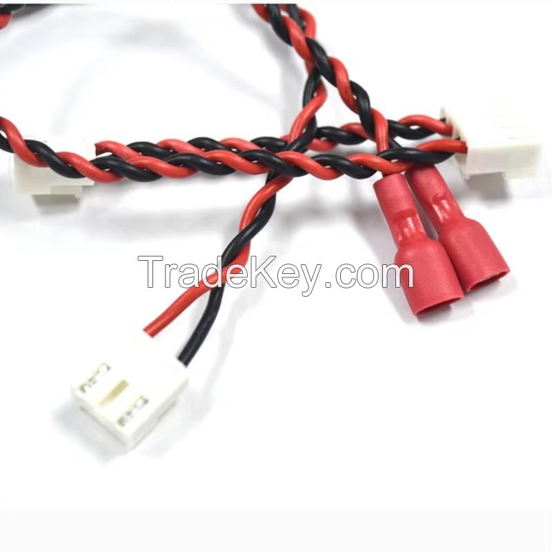 1007 18AWG Power Switch Terminal Wire Button Switch Cable 250 Cold-pressed Battery Terminal Wire Harness