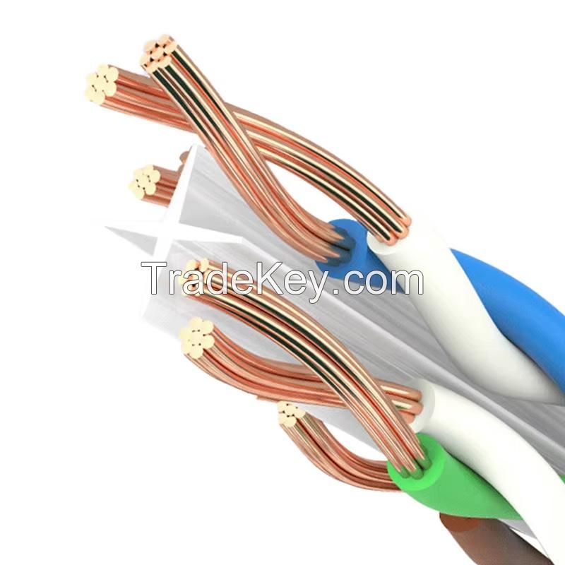 Custom Black UTP BC Rj45 Cat8 Patch Cord Ethernet Network Cable