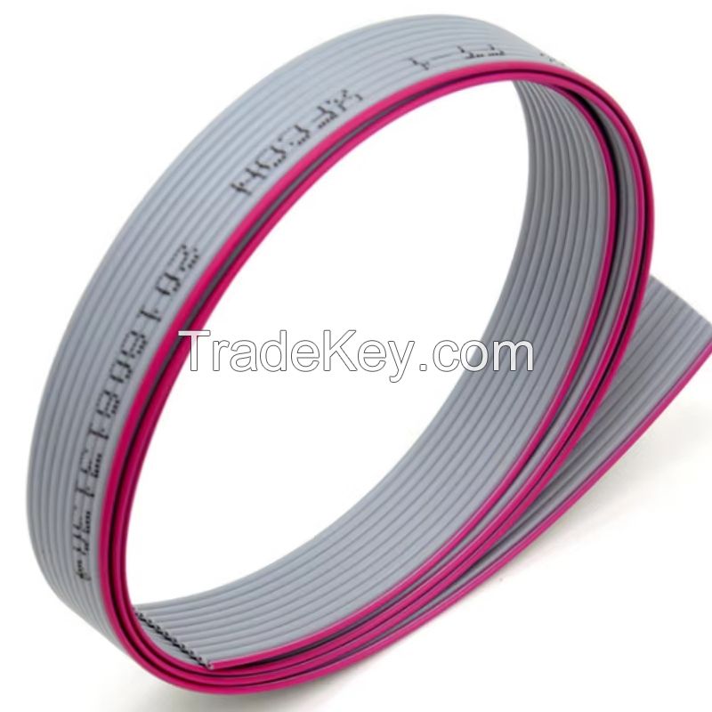 Custom Wire Harness Ribbon Cable 2 3 4 5 6 7 8 9 10 12 13 14 15 16 18 20 24 30 40pin IDC Flat Cable