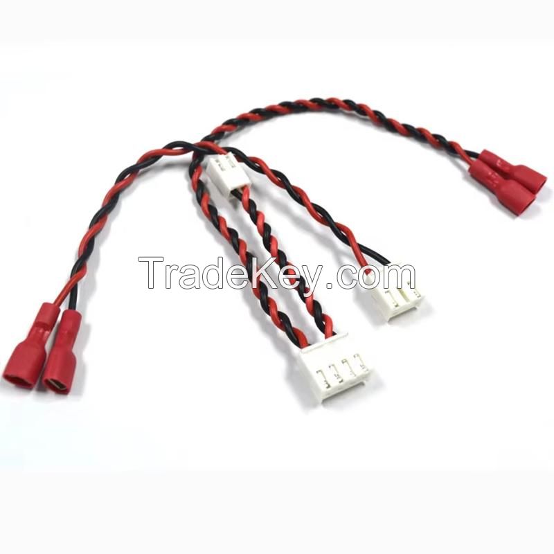 1007 18AWG Power Switch Terminal Wire Button Switch Cable 250 Cold-pressed Battery Terminal Wire Harness