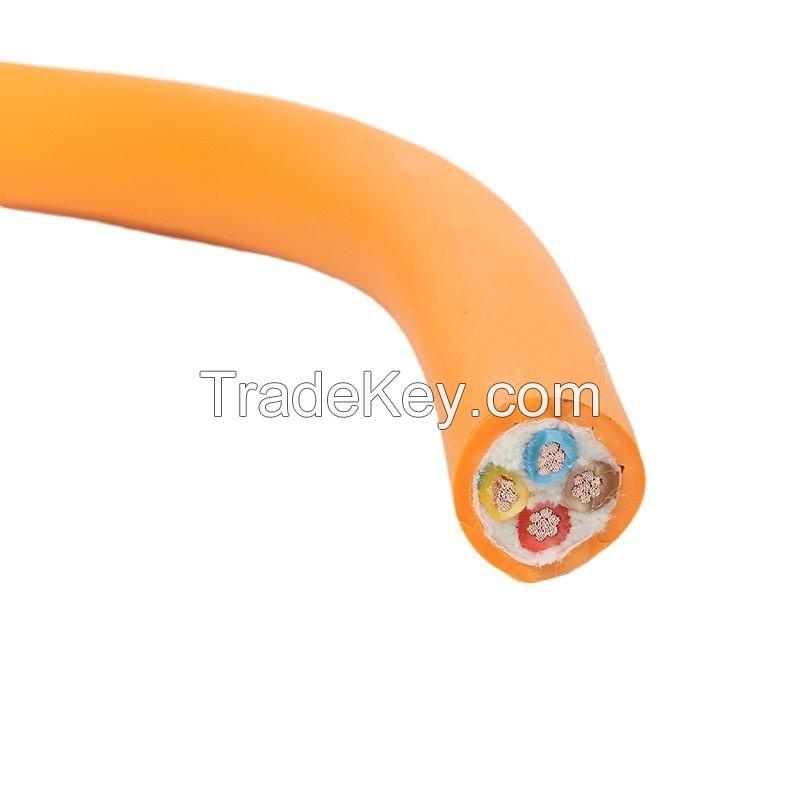High-Flex 4-Core Orange Power Cable