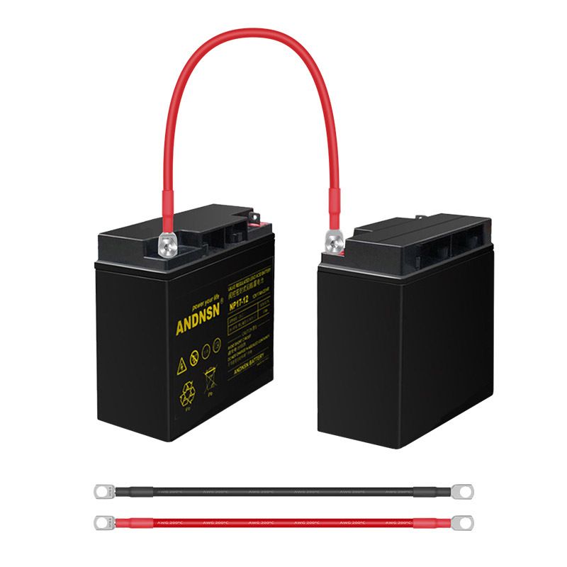 16-square-millimeter Pure Copper Cable, Battery Series Connection Power Supply Wire, Connection Wire for Solar Inverters 
