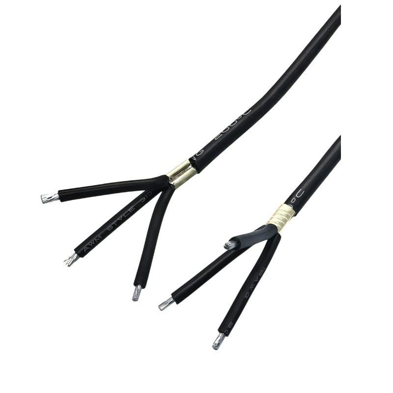 Processing of Semi-stripped Wiring Harness, Welded Tinned Electronic Wire, 3135 High-temperature-resistant Silicone Wire, Customization of Various Wires 