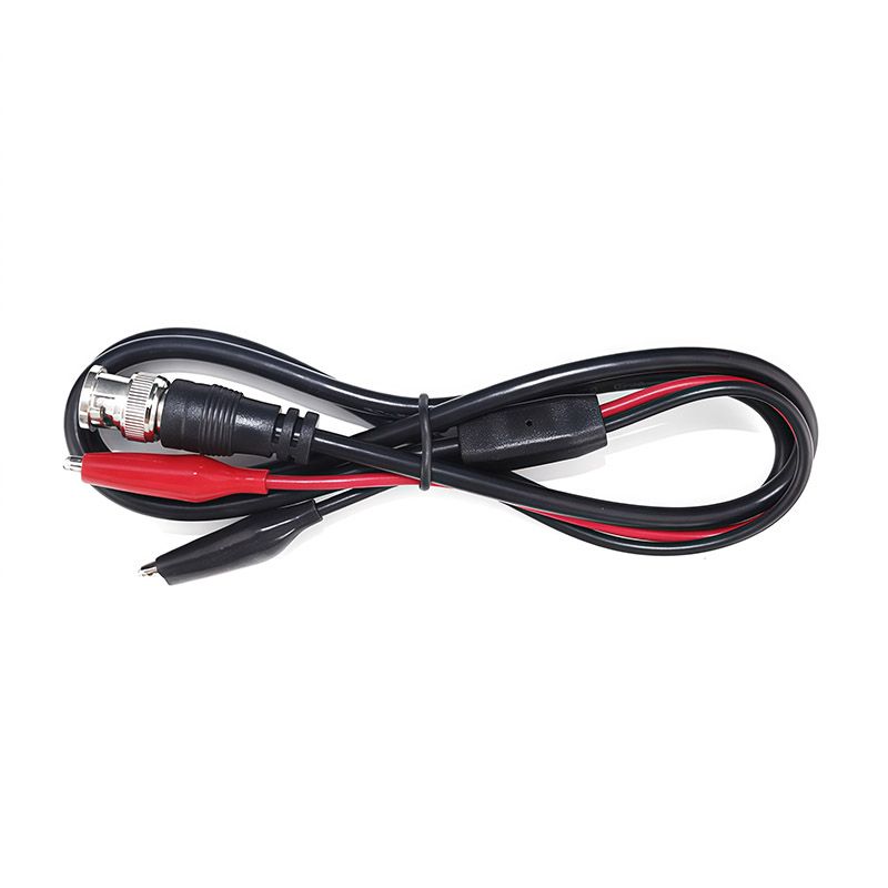 BNC to Alligator Clip BNC Q9 Signal Test Wire, Oscilloscope Probe Detection Wire, BNC to Double Clips