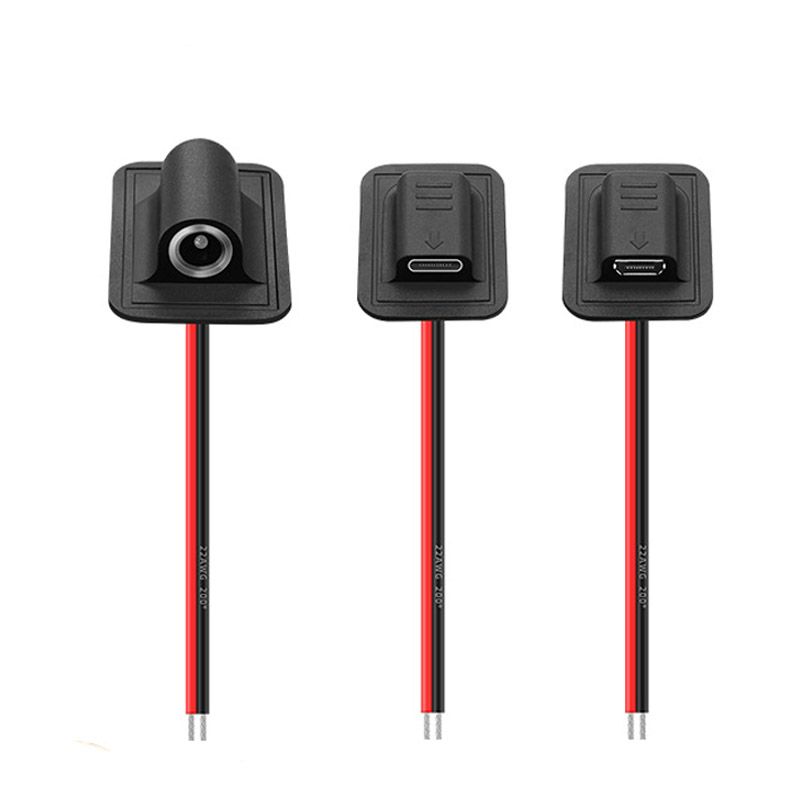 Sewn Female Head Wire, Type-c Female Socket, DC5521 Micro Sewn Wire, Wiring for Massage Chair Heating