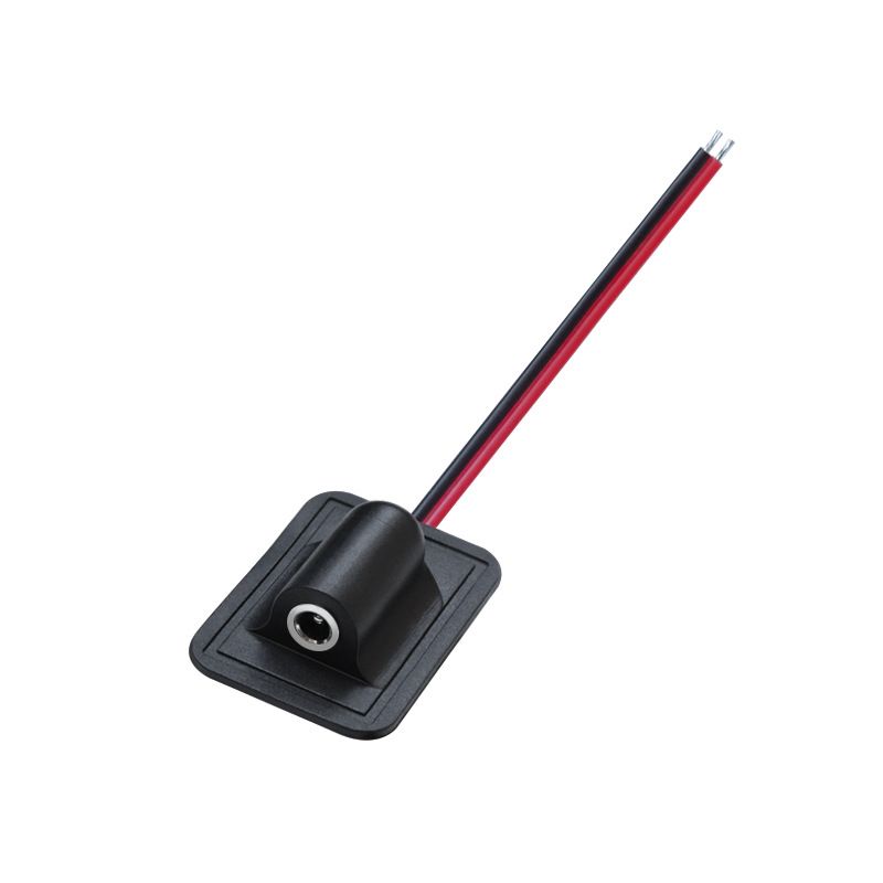 High-quality Sewn Female Socket Patch Cable, DC Power Cable for Connecting Exposed-ended Heating Sheets of Electric Heating Products to Heating Garments 