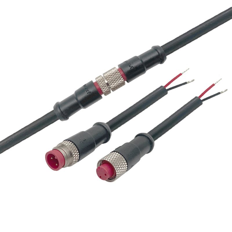 Customized M9 Waterproof Plug, 2-6 Core Aviation Nylon Insulated Female Head, Power Supply, IP65 Signal Transmission Line Male Head 