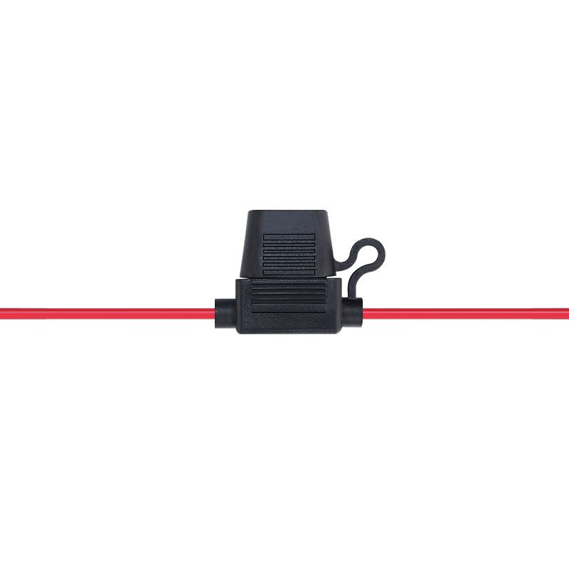 Automotive Fuse Holder, Medium-sized Fuse Socket, 1015-14 AWG Wire, Circular Waterproof Fuse Box, Customizable