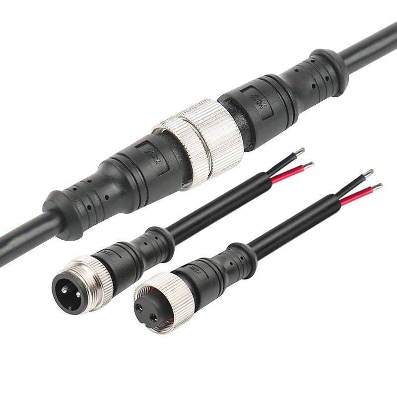 M16 Aviation Plug Male and Female Butt Joint Wire, 2-core to 5-core Solar Waterproof Wire, Outdoor Wire Waterproof Connector 