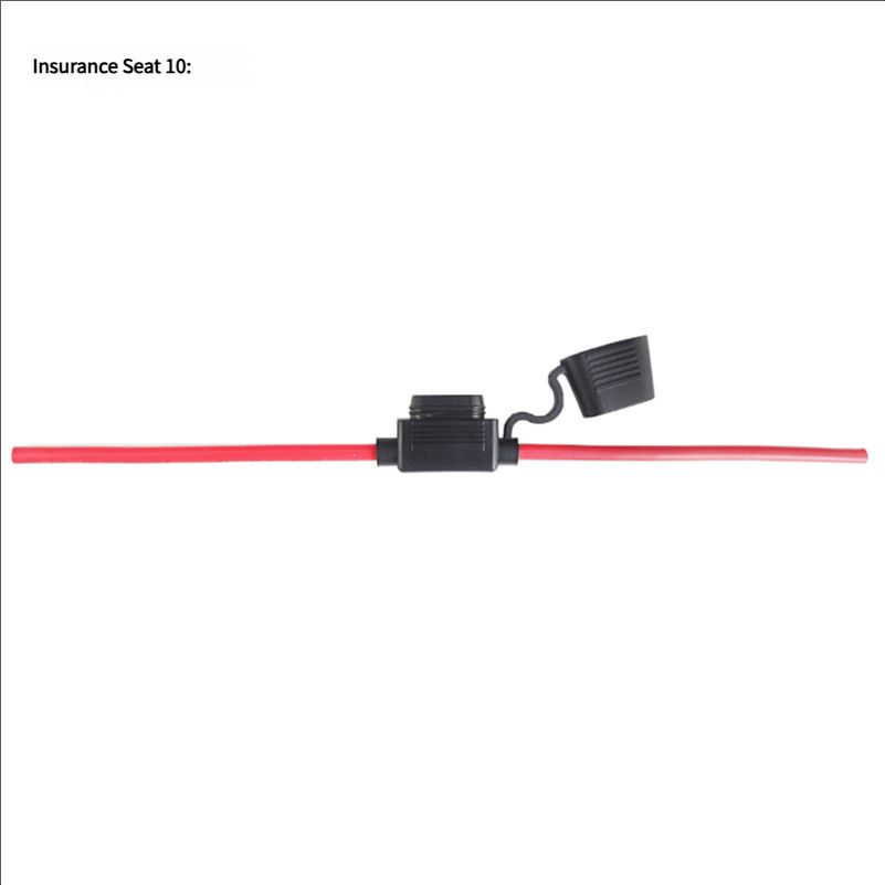 Small and Medium-sized Waterproof Automotive Fuse Holder, No. 10, 12, 14, 16 AWG Wire, Fuse Box Insert, Waterproof Shell